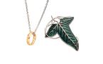 Lord of the Rings Frodo's Leaf Brooch and The One Ring Collectors Box Gamestop Exclusive