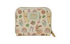 Loungefly Pokemon Cafe Pikachu and Eevee Food Zip Around Wallet GameStop Exclusive