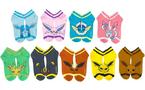 Pokemon Eevee Eeeveelution Half Quarter Crew Socks 9-Pack GameStop Exclusive