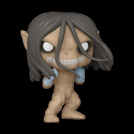 Funko POP! Animation: Attack on Titan Eren Jaeger 4.6-in Glow-in-the-Dark Vinyl Bobblehead Figure GameStop Exclusive