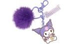 Sanrio Kuromi Double Printed Acrylic Multi Charm Keychain