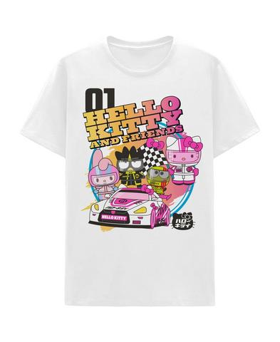 Sanrio Hello Kitty and Friends Carreras Double Sided Camiseta gráfica unisex Exclusivo de star-game