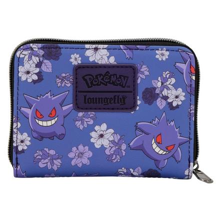 Loungefly Pokemon Gengar Floral Zip Around Wallet Exclusivo de star-game