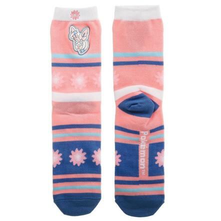 Pokemon Sylveon Crew Sock Exclusivo de star-game