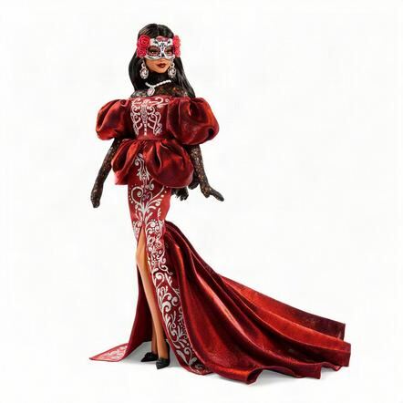 Mattel Barbie Dia De Muertos Collectible 11.5-in Doll