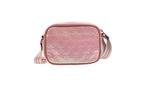 Super Mario Princess Peach Iridescent Quilted Camera Crossbody Bag Exclusivo de star-game