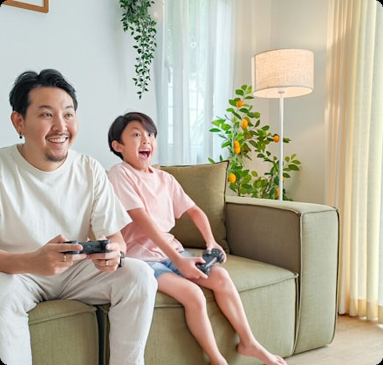 Parent and child gaming