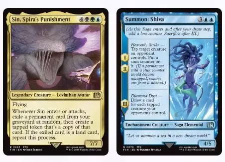 Saga Creatures, Double-Faced, & Borderless Cards